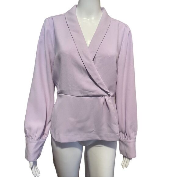 New Womens J. Crew Lavender Blouse SZ 10 Medium M - Picture 1 of 15